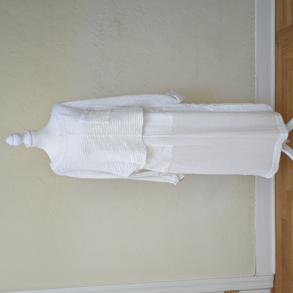 Free People White Easy Weekend Skirt Set Size Small - Picture 5 of 16